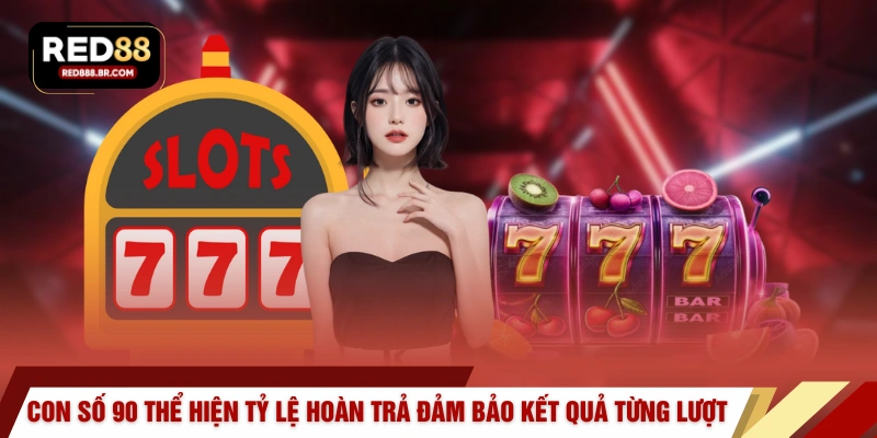 Con số 90 thể hiện tỷ lệ hoàn trả đảm bảo kết quả của từng lượt 