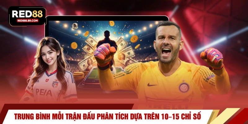 Trung bình mỗi trận đấu phân tích dựa trên 10–15 chỉ số